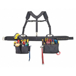 Clc Work Gear Blk,Tool Belt/Rig Combo Systm,Polyester  1608