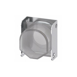 Siemens PushbttonGuard,22mm,Metal,Plastic,Silver 3SU1950-0DV80-0AA0
