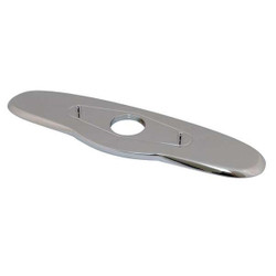 Chicago Faucet Trim/Cover Plate,Chrome,10" L,2-3/4" W 242.164.21.1