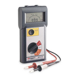 Megger Megohmmeter, 1000V DC, LCD MIT210