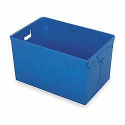 Diversi-Plast Nesting Ctr,Blue,Corrugated HDPE,PK3 39820