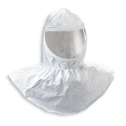 3m Hood with Collar,White,H Series,PK10 H-410-10