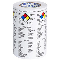 Brady NFPA Label,Vinyl,8 In.H,3 In.W,PK500 121162