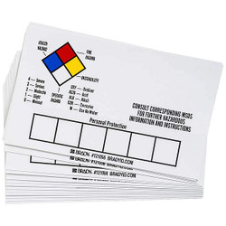 Brady Chemical Label,5 In. H,3 In. W,PK50 121056