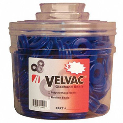 Velvac Gladhand Seal,Rubber,Pk 200  035163