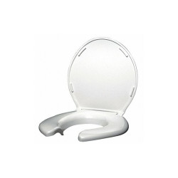 Big John Toilet Seat,Elongated/Round Bowl,Open  3W