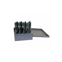 Chicago-Latrobe Reduced Shank Drill Set,8pc,HSS 69859