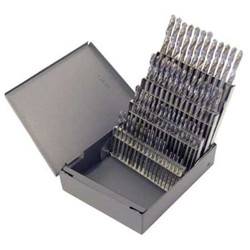 Chicago-Latrobe Screw Machine Drill Bit Set,60pc,HSS 69902