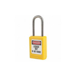 Master Lock Lockout Padlock,KA,Yellow,1-13/16"H,PK12 S31KAS12YLW