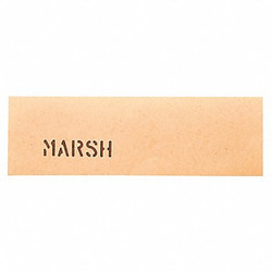 Marsh Stencil Oil Board,Flat,7" W,PK549 OBC15-7X24-50