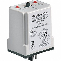 Macromatic Alternating Relay,24V,DPDT Cross-Wired ARP024A3R