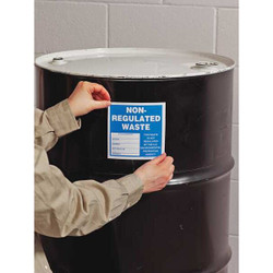 Accuform DOT Handling Label,Waste,6" Label W,PK25  MHZW14SLP