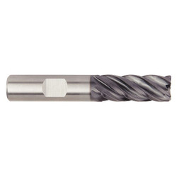 Widia Corner Radius End Mill, 0.5 in, Carbide 5V1C13015CT