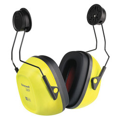 Honeywell Howard Leight Ear Muffs,Hard Hat Mounted,Blk/Yel,27dB 1035127-VS