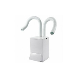 Extract-All Air Cleaning System,White,(2)4.4 ft Arms  S-987-2A WHITE