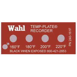 Wahl Non-Rev Temp Indicator,Mylar,PK10 240-161F