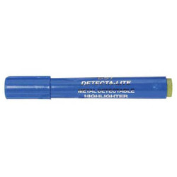 Detectapro Metal Detectable Highlighter,Yellow,PK10 HLPENYL