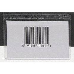 Superscan Label Holder,Clear,Matte,Slide-In,PK50 APXT46