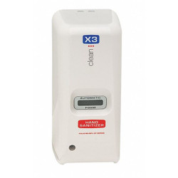 X3 Hand Sanitizer Disp,CLR,1000mL,4 3/4 inD 10085