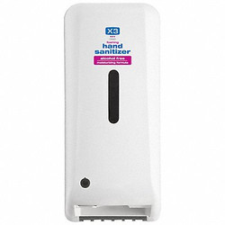 X3 Hand Sanitizer Disp,CLR,1000mL,4 3/4 inD 10085