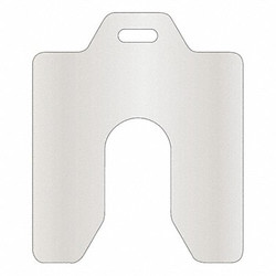 Maudlin Products Slotted Shim,Slotted Shim,0.375" Thk  MSB-375-SS