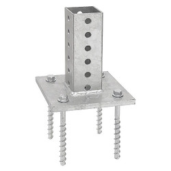 Tapco Anchor for Square Post,Steel 034-00140SM