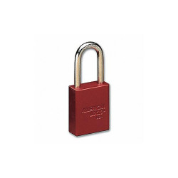 American Lock Lockout Padlock,KA,Red,1-7/8"H,PK12 A1106KARED SETOF12