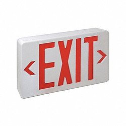 Big Beam Exit Sign,1.7W,Red,2 EXKL2RWWU