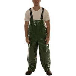 Tingley Rain Bib Overall,L,Green,Unisex O22048