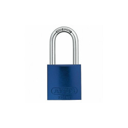 Abus Lockout Padlock,KA,Blue,1-1/2"H,PK12 72HB/40-40 KAx12 Blue