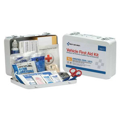 First Aid Only FirstAidKit w/House,114pcs,2 3/8x6",WHT 90672