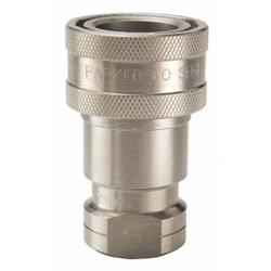 Parker Quick Connect,Socket,1/4",1/4"-18 SSH2-62Y