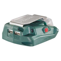 Metabo Battery Adapter,2.0Ah Capacity,18V PA 14.4-18 LED-USB