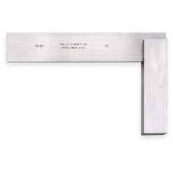 Starrett Precision Steel Square,Steel 20-6