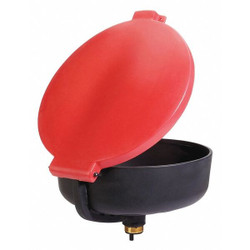 Pig Drum Funnel,Red,Polyethylene,NPT DRM138-RD