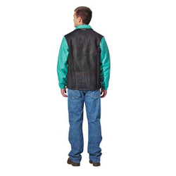 Karewear FR Welding Jacket,Green,Cane Back,2XL 804GRCN2XL