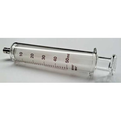 Fortuna Reusable Glass Syringe,50 mL,Luer Lock 7.140-45