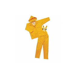 Viking Rain Suit w/Jacket/Bib,Unrated,Yellow,S 2900Y-S
