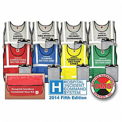 Disaster Management Systems Safety Vest,Assorted,HCIC,Universal DMS 05371