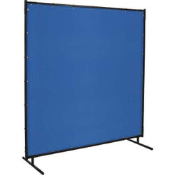 Steiner Welding Screen, 8 ft H, 8 ft W, Blue 535-8X8