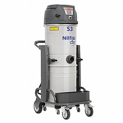 Nilfisk Shop Vacuum,13 gal.,Steel,270 cfm 4010300477