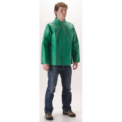 Nasco Chemical Splash Jacket,Unisex,Green,L 52JGL