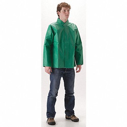 Nasco Chemical Splash Jacket,Unisex,Green,2XL 52JG2