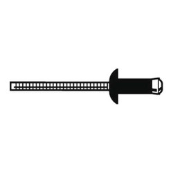 Manufacturer Varies Blind Rivet,1/4Inx0.806In,Dome,PK100 U34320.025.0810