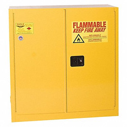 Eagle Mfg Flammable Liquid Safety Cabinet,Yellow 1932X