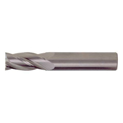 Cleveland Corner Radius End Mill, 1 in, Carbide C61925