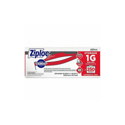 Ziploc Reclosable Poly Bag,Zip Seal,PK250 682257