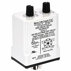 Macromatic SinFunTimeDelayRelay, 12VDC, 8Pins TR-55126-08