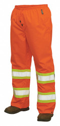 Tough Duck Rain Pants,Class E,Orange,XL  S37411