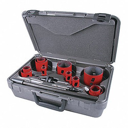 Morse Hole Cutter kit,Saw Range 7/8" to 1-3/8" MHS08I